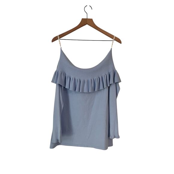 Lilly Pulitzer Sweaters - Lilly Pulitzer Blue Long Sleeve Off the Shoulder Siesta Sweater Size Large NWT